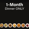 1-Month Meal Plan - Single Person - Dinner ONLY (1-Month)