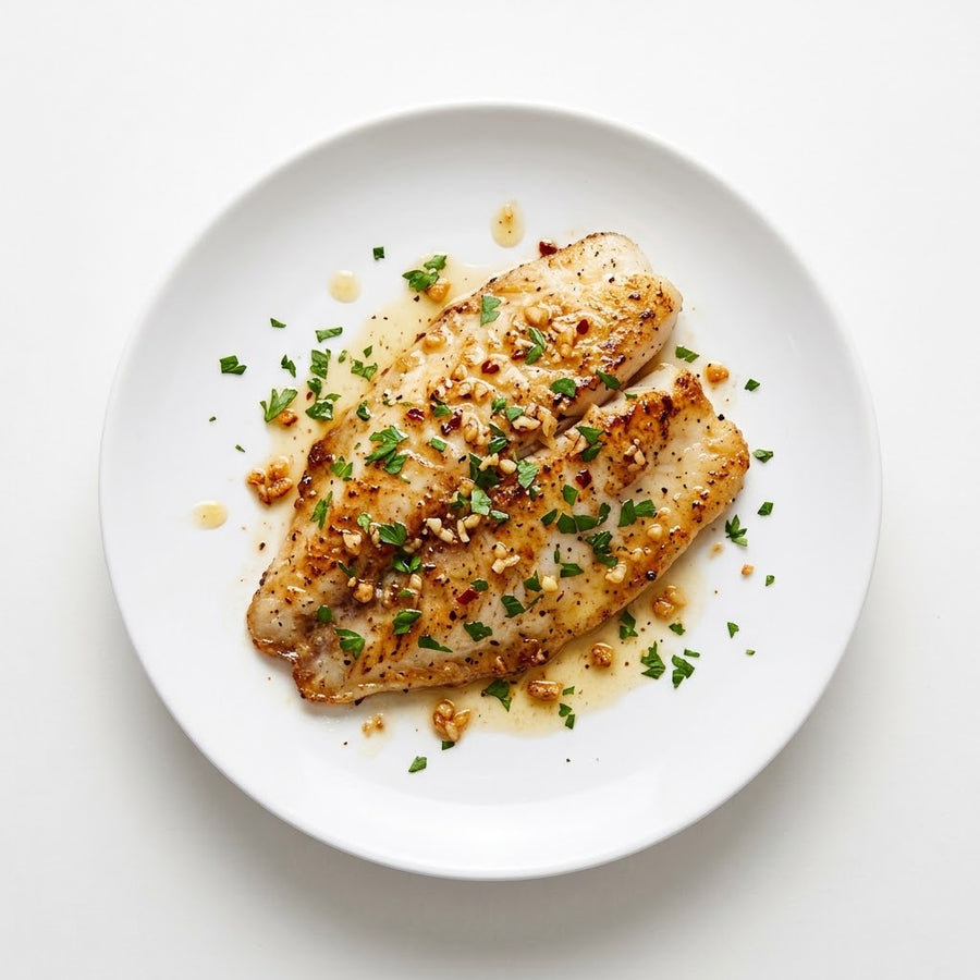 Lemon Garlic Butter Tilapia